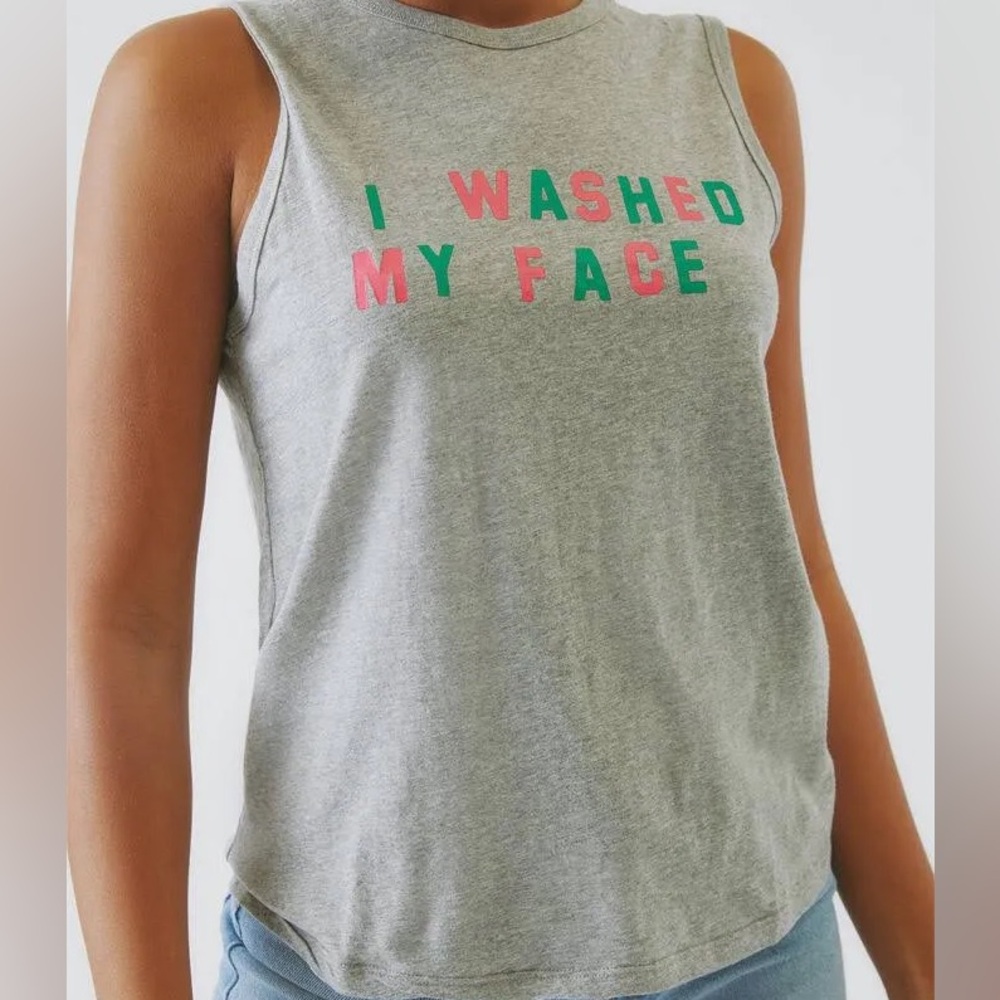 I Washed My Face Ban.dō Graphic Tank Size S